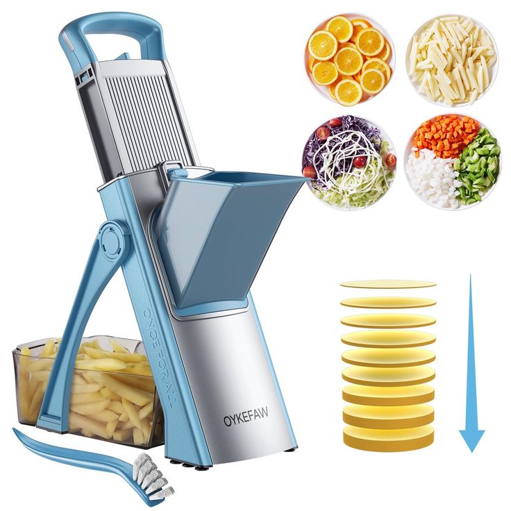 4-in-1 Vegetable Slicer & Cutter – Cut 3x Faster & Safer | FREE Cleaning Brush | COD