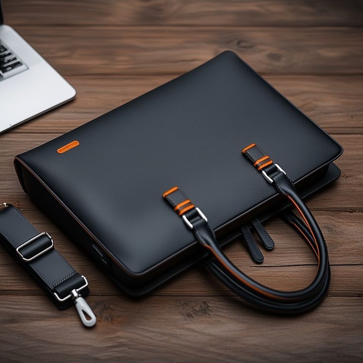 Black or Orange Briefcases: Elevating the Modern Businessman’s Style