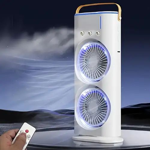 EFGHONG Portable USB-Powered Conditioner & Humidifier with Dual Wind MomentsGang