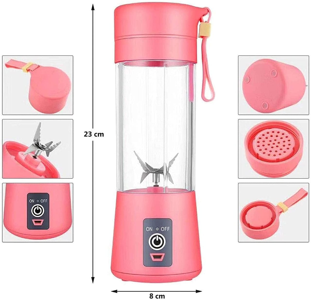 PORTABLE RECHARGABLE  JUICER BLINDER